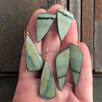 Imperial Green Jasper Earrings